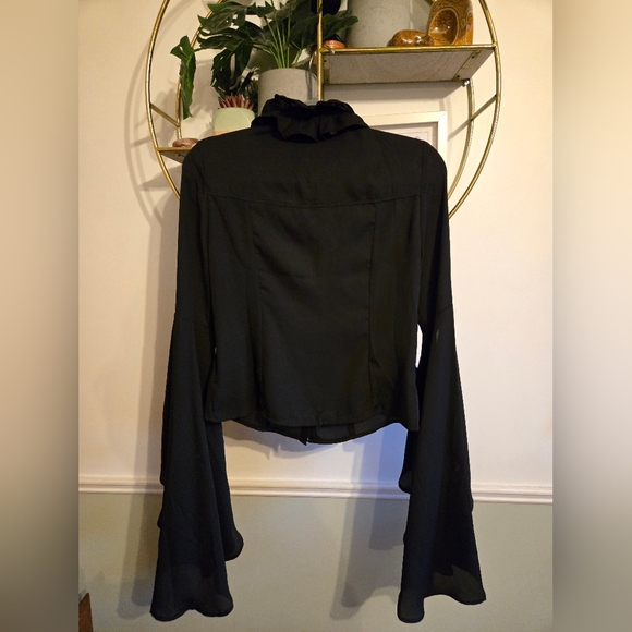 Killstar Moonshrine Ruffle Top - Picture 4 of 7